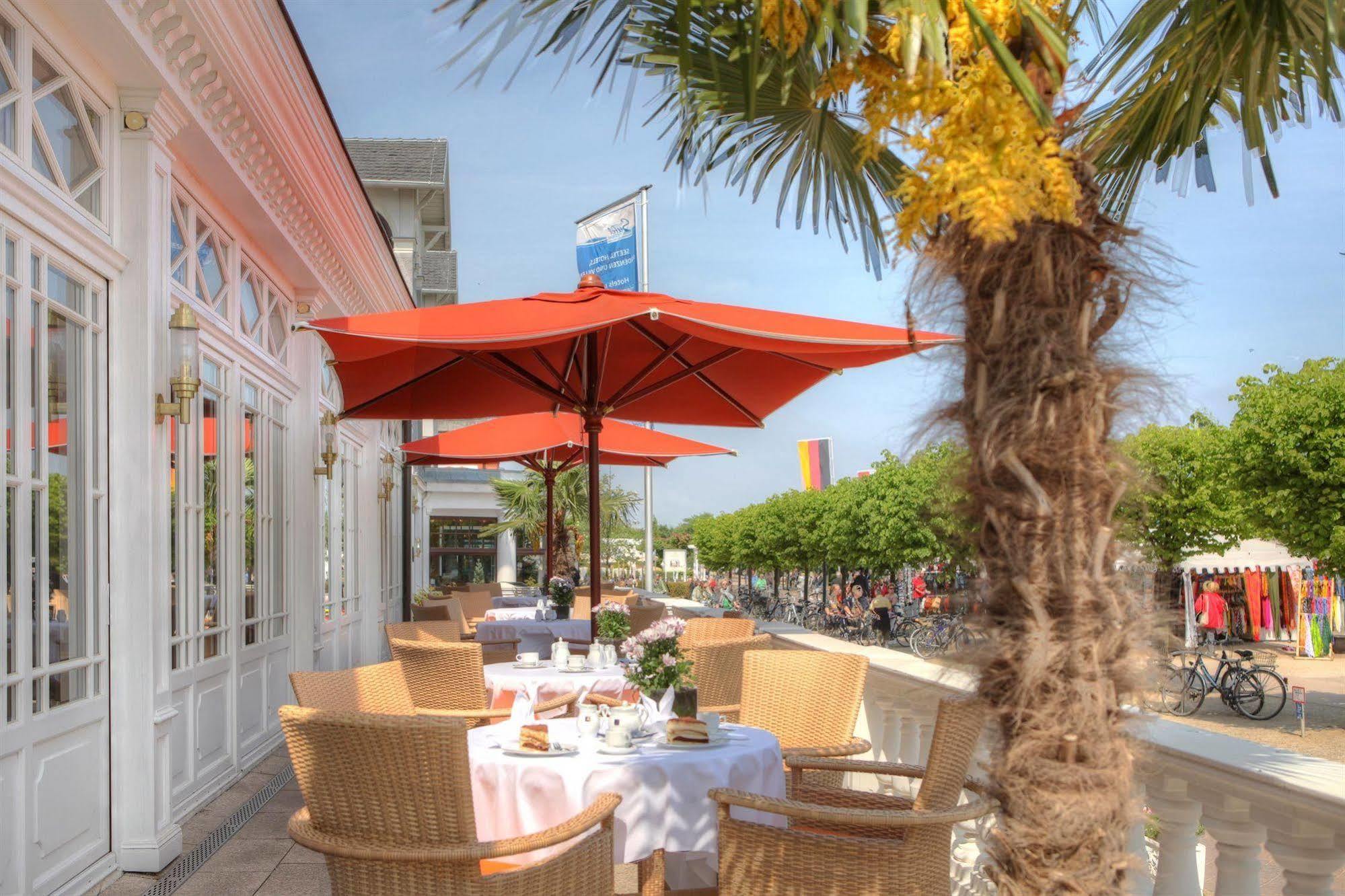 Seetelhotel Ahlbecker Hof هيرينجسدورف المظهر الخارجي الصورة Restaurant